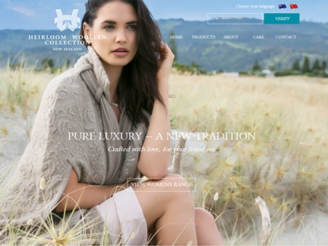 Heirloom Woollen Collection Ltd網(wǎng)站建設(shè)項目